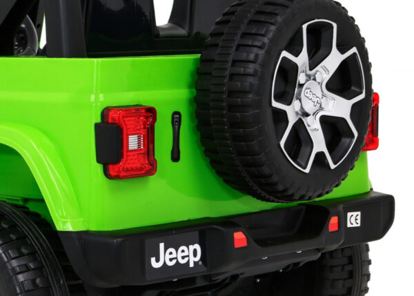 Licencirani auto na akumulator Jeep Wrangler Rubicon 4x4 - zeleni - Image 12