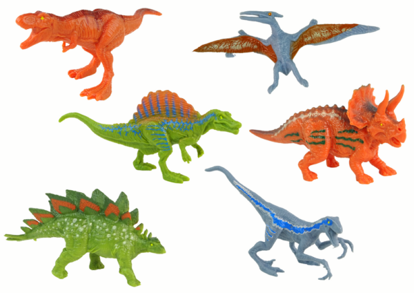 Helicopter Dinosaurs Vehicle Set 6 Colorful Pcs - Image 3