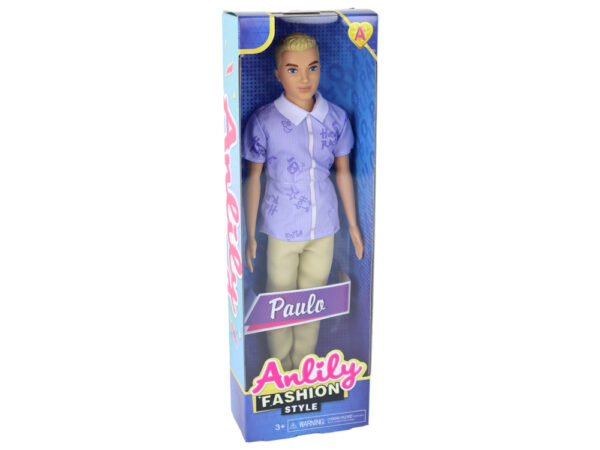 Children's Doll Boy Paulo Shirt Blond Hair - Image 4