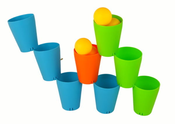 Cups Puzzle Game 3 in 1 44 Pieces - Image 2