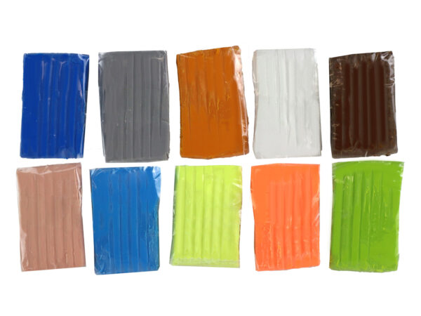 Artistic Set of Plastic Clay 10 Colors - Image 2