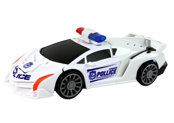 Robot Car Police White 2in1 Transformation - Image 2