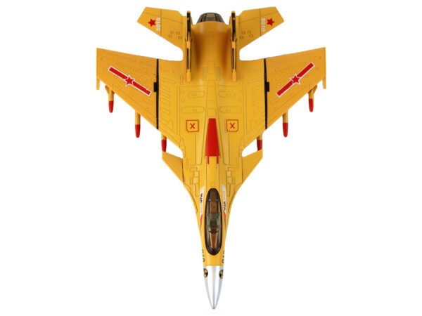 Airplane Model With Friction Drive, Gray, Black or Yellow - Image 5