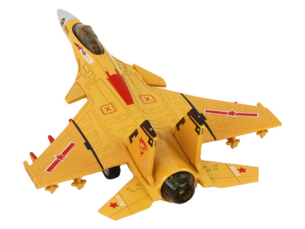 Airplane Model With Friction Drive, Gray, Black or Yellow - Image 9