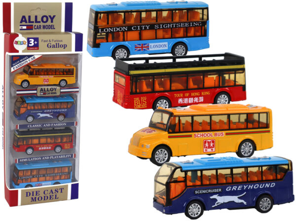 Set of Colorful Buses Faction System 4 Elements - Image 2