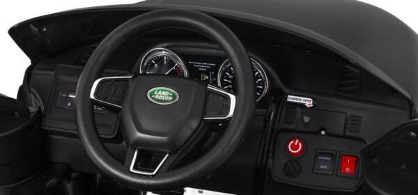 Licencirani auto na akumulator Land Rover Discovery - crni - Image 11