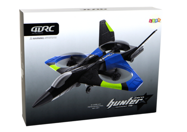 Airplane Fighter R/C Large Blue - Image 4