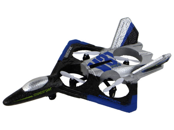 Airplane Fighter R/C Silver Blue - Image 2