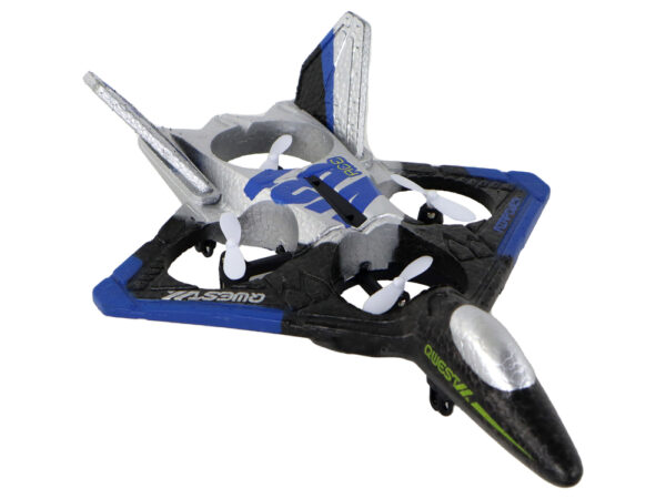 Airplane Fighter R/C Silver Blue - Image 5