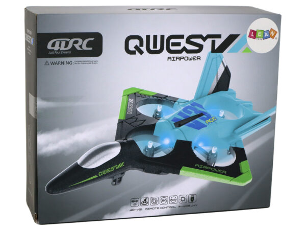 Airplane Fighter R/C Silver Blue - Image 8