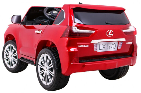 Licencirani auto na akumulator Lexus LX570 4x4 - dvosjed - crveni/lakirani - Image 5