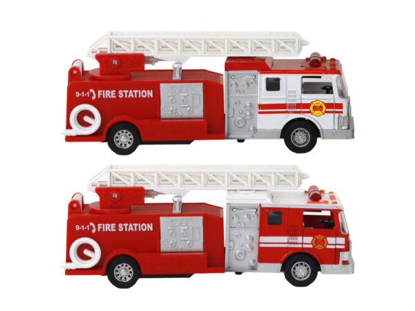 Fire Truck With Friction Drive Sound Extendable Ladder - Image 10