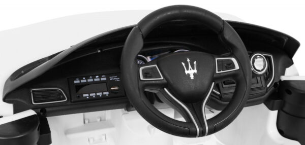 Licencirani auto na akumulator Maserati Ghibli  - bijeli - Image 10