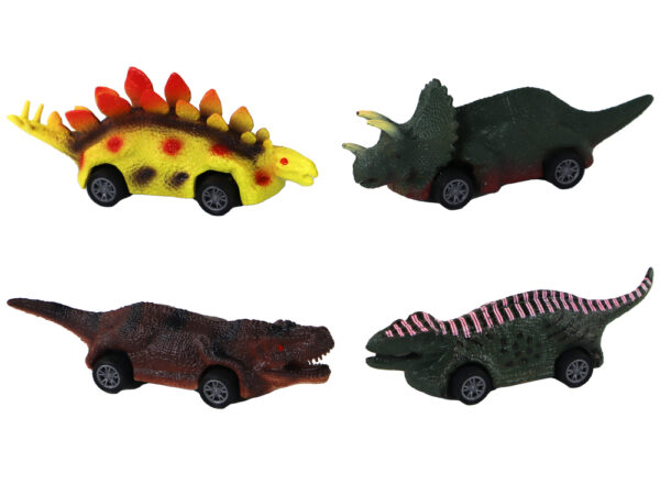 Set of springs, Dinosaurs, Colorful cars, 8 pieces - Image 2