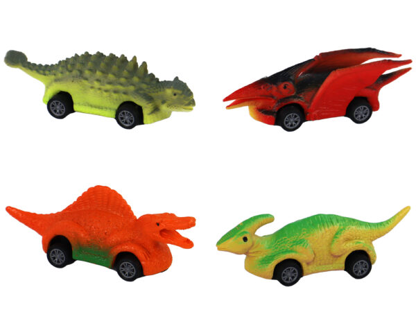 Set of springs, Dinosaurs, Colorful cars, 8 pieces - Image 3