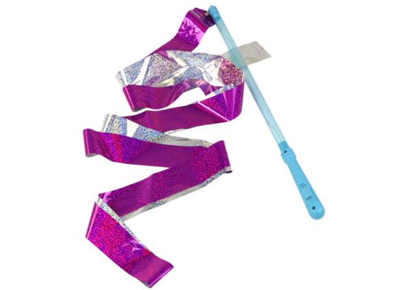 Sports Set Shiny Pink Ribbon 2.4M Blue Handle - Image 2