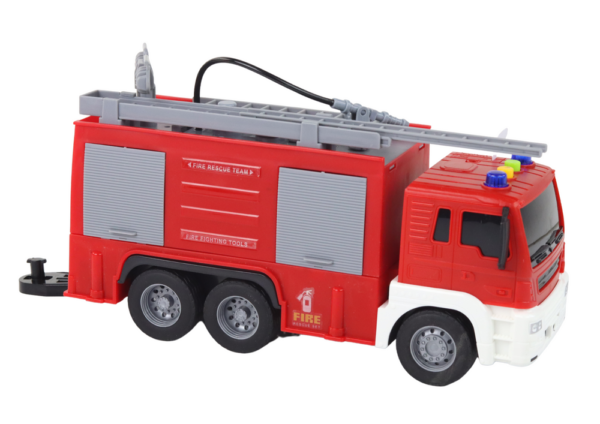 Garbage Truck With Crane Friction Drive Green 1:16 - Image 3