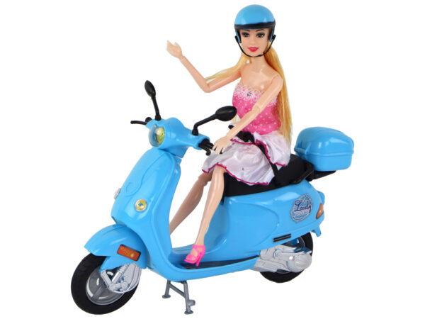 Doll Set With Baby Scooters Set Accessories - Image 6