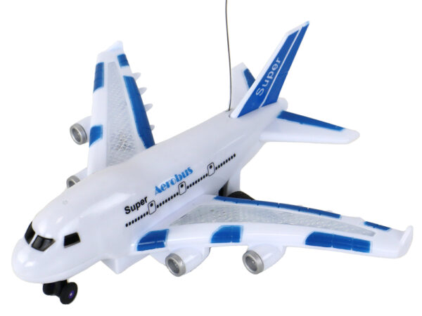 RC Airplane Remote Controlled White Aerobus Remote Control Lights Sounds - Image 2