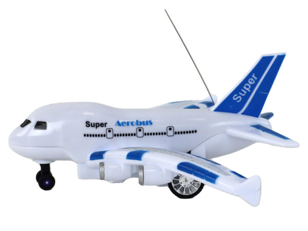 RC Airplane Remote Controlled White Aerobus Remote Control Lights Sounds - Image 3