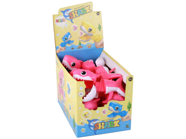 Toy Biting Fish Pink Shark Gun - Image 4