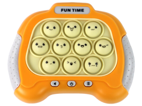 Pop It Battery Operated Sensory Game Console Lights Sounds Yellow - Image 2