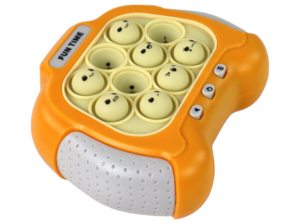 Pop It Battery Operated Sensory Game Console Lights Sounds Yellow - Image 3