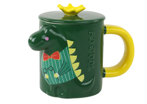 Green Dinosaur Infuser Mug 400 ml - Image 2