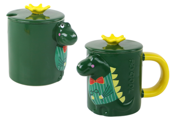 Green Dinosaur Infuser Mug 400 ml - Image 3