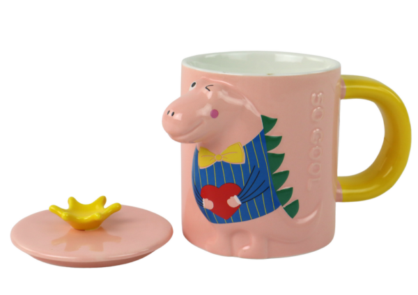 Dinosaur Pink Dinosaur Infuser Mug 400 ml