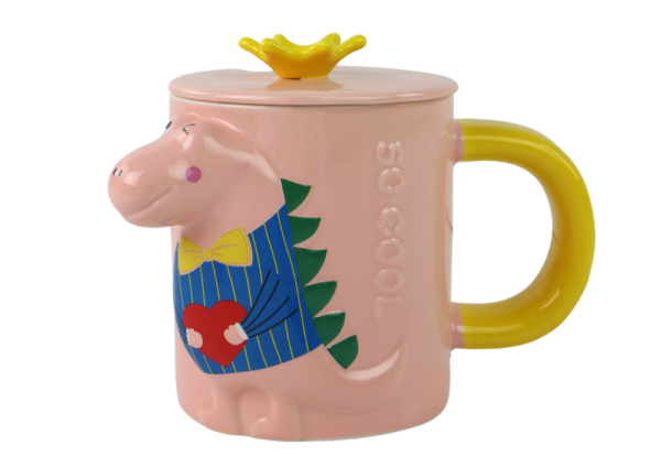 Dinosaur Pink Dinosaur Infuser Mug 400 ml - Image 2