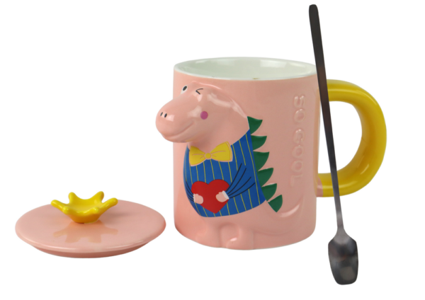 Dinosaur Pink Dinosaur Infuser Mug 400 ml - Image 3