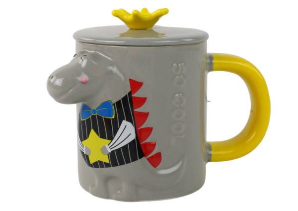 Gray Dinosaur Infuser Mug 400 ml - Image 3