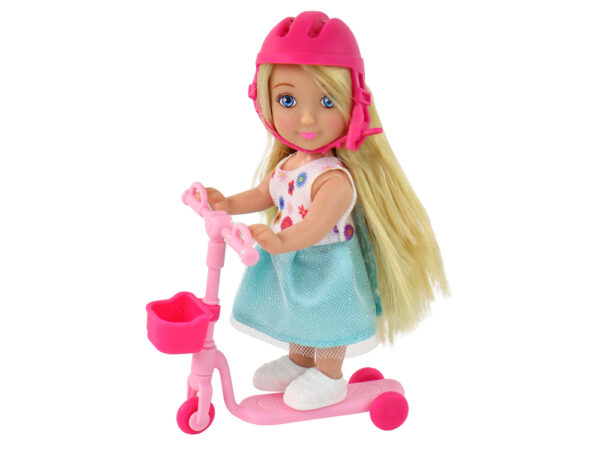 Anlily Children's Dolls Mother and Daughter Blonde Hair Scooter 8 El. - Image 4