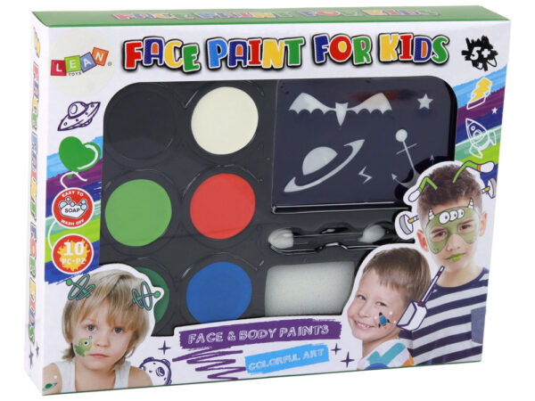 Kids Makeup Kit DIY Face Painting Stencils - Image 3