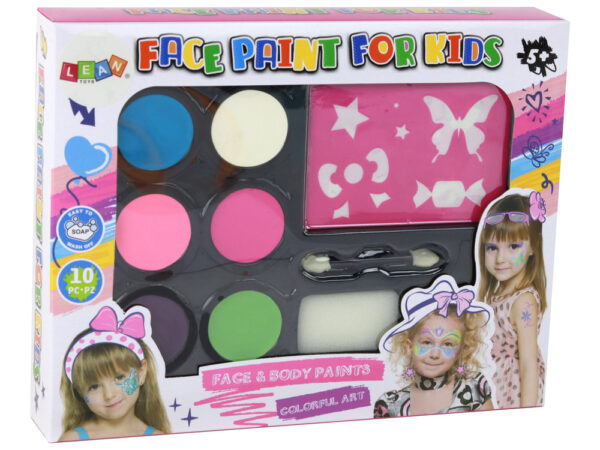 Face Painting Set For Children Paint Stencils - Image 3