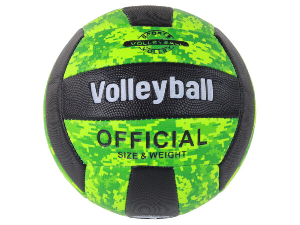 Green Volleyball Ball, Size 5, Colorful