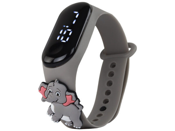 Gray Elephant Touch Screen Watch with Adjustable Strap