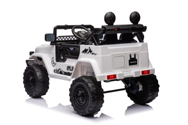 Licencirani auto na akumulator Toyota FJ White 4x4 - bijeli - Image 13