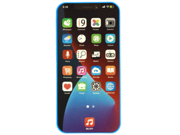 Children's Phone With Light and Music Blue - Image 2