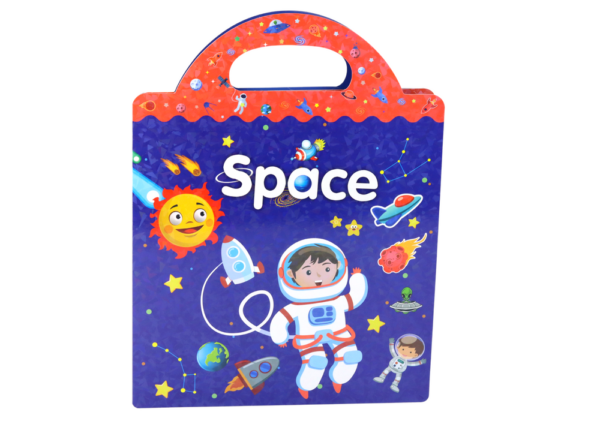 Set of Educational Stickers Space Learning English Book - Image 3