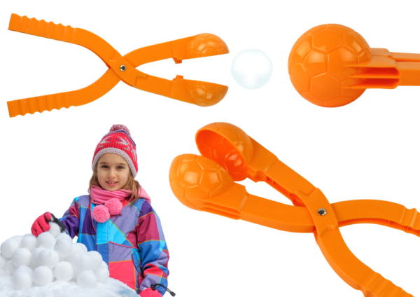 Snow Machine Snowball Machine Pattern Balls Orange 7cm 35cm x 7cm x 7cm