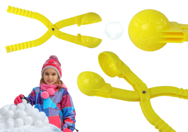 Snow Machine Snowball Machine Pattern Balls Yellow 35cm x 7cm x 7cm - Image 2