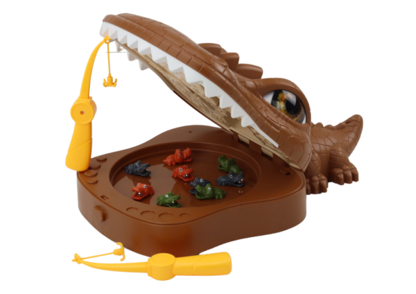 Crocodile Fishing Game Magnetic Brown Crocodile - Image 3