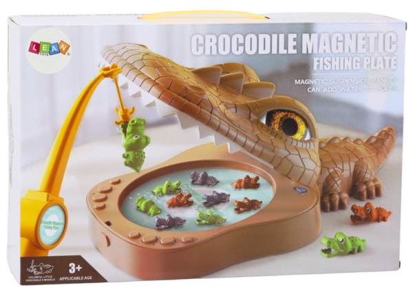 Crocodile Fishing Game Magnetic Brown Crocodile - Image 5