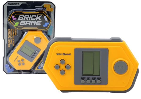 Tetris Brick Game Electronic Console Game Gray - Yellow