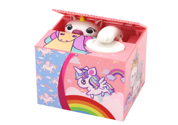 Piggy bank Unicorn Learning to save Unicorn Pink Melody - Image 2