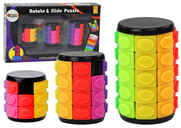 Cylinder Logical Puzzle Set 3 Difficulty Levels