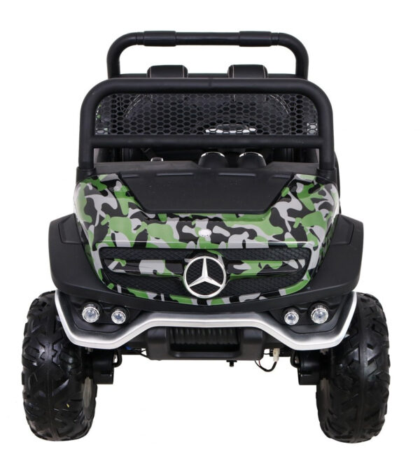 Licencirani auto na akumultor Mercedes BENZ UNIMOG - moro - Image 4