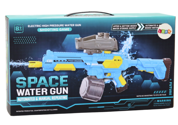 Blue Automatic M416 Cordless Water Gun Rifle - Image 4